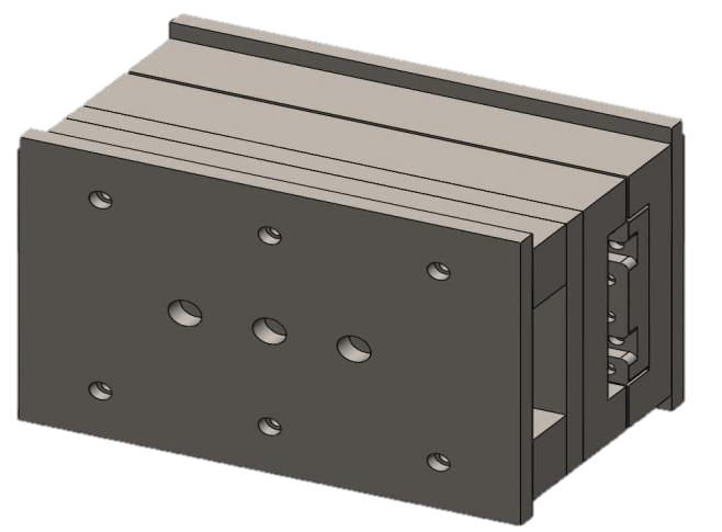 Mould assembly — external 3D view