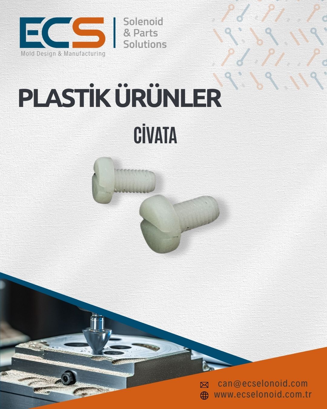 Plastic bolt